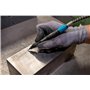 HAZET Crayon à graver 9035G-1 I marquage précis et durable de pièces I convient pour le métal, la pierre, la céramique, les mati