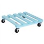 WAGNER Support à roulettes pour pot de fleur AQUA SPLASH 38 x 38 x 9
