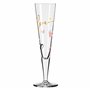 Ritzenhoff 6031004 Flûte à champagne 200 ml - Série Goldnacht Duett 2023-2x pièce de designer avec de l'or véritable - Made in G