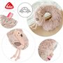 Fehn Cale-Nuque Flamant Rose, Coussin Cervical avec Motif Appliqué, Forme Ergonomique qui Soutient, Soulage et Maintient Bien da