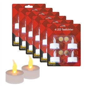 Idena 10124218 - Set de bougies chauffe-plat LED