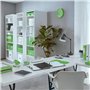 Leitz Wow 52781054 Lot de 6 corbeilles à papier en plastique Vert 15 l