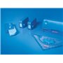 Brunnen Colour Code 102065033 Perforatrice de poche avec règle gaufrée et fonction de retenue Bleu/azur