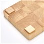 Zeller 24801 Bloc à découper Bois de caoutchouc 42 x 27 x 5,5 cm
