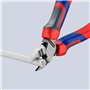 KNIPEX 14 22 160 SB Pince à dénuder coupante de côté avec poignées Confort atramentisée noire 160 mm
