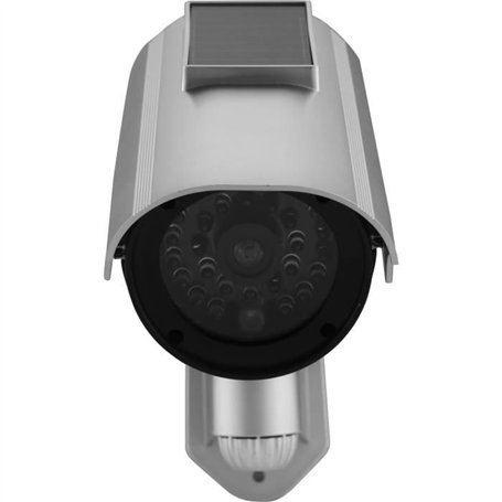 Caméra solaire factice - LINK2HOME - Flash rouge