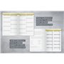 SIGEL L2604 Agenda semainier 2026 en allemand, A5 (vertical), couverture rigide | Calendrier, Planificateur, Agenda hebdomadaire