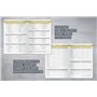 SIGEL L2604 Agenda semainier 2026 en allemand, A5 (vertical), couverture rigide | Calendrier, Planificateur, Agenda hebdomadaire