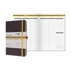 SIGEL L2603 Agenda semainier 2026 en anglais