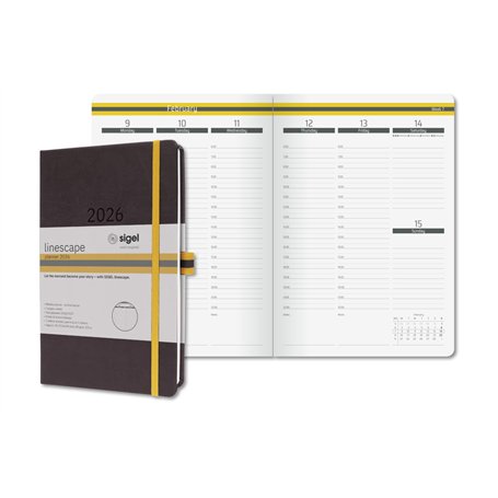 SIGEL L2603 Agenda semainier 2026 en anglais