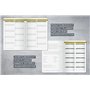 SIGEL L2603 Agenda semainier 2026 en anglais, A5 (vertical), couverture rigide | Calendrier, Planificateur, Agenda hebdomadaire,