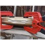 Meister Serre-joint à ressort – Envergure de 75 mm – 4 pièces – Mâchoires de serrage mobiles – Fixation sûre et d'une seule main