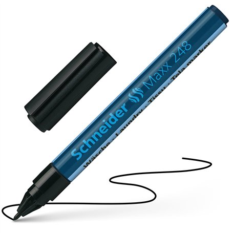 Schneider Maxx 248 Marqueur textile indélébile Noir