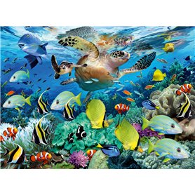 Ravensburger - Puzzle Enfant - Puzzle 150 p XXL - Le Paradis sous l'eau - 10009