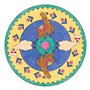 Ravensburger – Mandala Designer – Dessin – Loisir créatif – Pochoirs – Crayons de Couleur Inclus – Lama – Activité créative – En