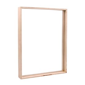 Rayher Cadre en bois à poser av. double plaque en verre acryl