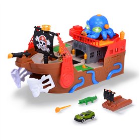 Dickie Toys - Bateau Pirate – Bateau Jouet Complet (41