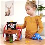 Dickie Toys - Bateau Pirate – Bateau Jouet Complet (41,5 cm) pour Les Enfants à partir de 3 Ans avec Circuit de Course, Effets s