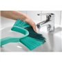 Tete de Loup Leifheit Dusty 41524, plumeau a poussiere pour un nettoyage efficace, balai brosse compatible avec manche Click Sys
