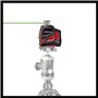 Einhell Niveau laser en croix TE-LL 360 G (autonivelant, lignes laser vertes horizontales/verticales, niveau à bulle numérique, 