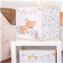Herding babybest Boîte de Rangement Les Amis de la forêt, env. 30 x 30 x 30 cm, à poser sur une étagère ou à même le sol, 100% p