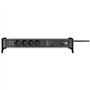 Brennenstuhl Alu-Office-Line Multiprise 4 Prises avec USB et parasurtenseur (multiprise avec Interrupteur
