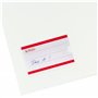 Herlitz 10913804 Lot de 10 pochettes en plastique A4 avec étiquette 0,180 mm (Transparent)