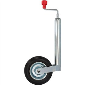 Unitec Cartrend 10372 Roue Jockey avec manivelle 48 mm