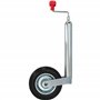 Unitec Cartrend 10372 Roue Jockey avec manivelle 48 mm