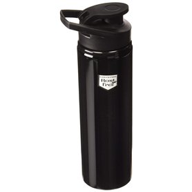 Fischer Bouteille d'eau Gourde vélo en Acier Inoxydable Noir Adulte