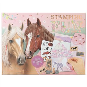 Depesche 12128 Miss Melody Stamping Fun - Set créatif pour réaliser des Cartes et des Lettres