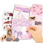 Depesche 12128 Miss Melody Stamping Fun - Set créatif pour réaliser des Cartes et des Lettres, y Compris Papier, enveloppes, tam