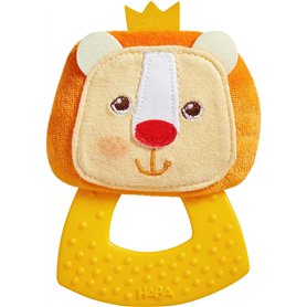 HABA - Anneau de Dentition Lion - Jouet de Dentition en Silicone - Dentier Lavable sans BPA - Gencives bébé - 306959