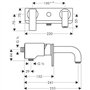 Hansgrohe Axor Citterio Mitigeur bain/douche Citterio NR: 39400000