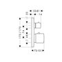Hansgrohe Mitigeur thermostat robinet d'arêt/inverseur NR: 34725000