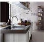 Hansgrohe 34822000 7846296 Citterio M Mitigeur d'évier à levier simple avec Robinetterie à 2 trous Chromé