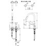 Hansgrohe 34822000 7846296 Citterio M Mitigeur d'évier à levier simple avec Robinetterie à 2 trous Chromé