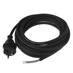 as - Schwabe Cordon d'Alimentation en Caoutchouc 5 m Secteur 230V / 16A