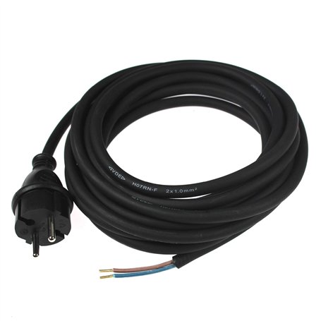 as - Schwabe Cordon d'Alimentation en Caoutchouc 5 m Secteur 230V / 16A