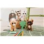 NICI 49289 Cuddly Toy Glubschis Reindeer Chocolatte Mousse 17 cm Brown Standing Sustainable Soft Plush Cute Plush Toy for Cuddli