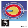 Talbot Torro Isoforce 211 Starterset, Set d'Initiation de Badminton Composé de 1 Raquette en Graphite, 3 Volants, Sac, 449521