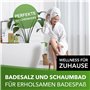 accentra Set cadeau Wellness olive dans un panier en bois, set de soins pour femmes 6pcs enrichi en huile d'olive