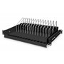 DIGITUS Tablette 19 pouces - 4.5 UH - Extensible - Station de recharge - Pour 14 tablettes