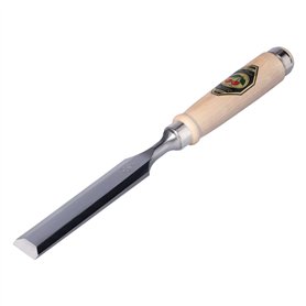 Kirschen Ciseau à bois court et léger avec manche en hêtre blanc
