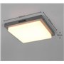Trio Leuchten Bermejo 630369242 Numéro de maison à LED, en aluminium moulé sous pression, anthracite, plastique blanc, avec LED 
