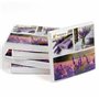 HEKU Lot de 100 serviettes en papier triple épaisseur, 33 x 33 cm, lavande I Absorbantes et pratiques I Large choix I Idéal pour