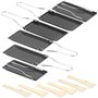 6 poêlons à fromage pour barbecue et raclette avec manche pliable [Rosenstein & Söhne]