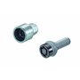 McGard Boulons antivol M14x1.50 Noir - Sphérique R14 - Longueur 27mm (Ouverture de clé 17mm)