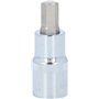 KS Tools 918.1609 - Douille tournevis 1/2" 6 pans, Longueur 55 mm, 9 mm - Gamme CHROMEplus - En Chrome Vanadium - Finition chrom