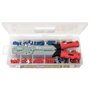 KS TOOLS 115.1230 Coffret de pinces à sertir standard pour cosses pré-isolées - 271 pcs Multicolore Taille Unique